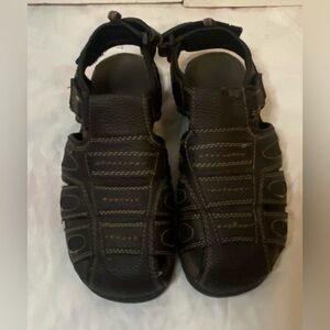 Men’s Wrangler Brown Fisherman’s Sandals with adjustable heel & ankle straps 8